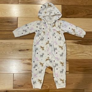 Carter’s - Deer 🦌 Coverall (12m) VGUC